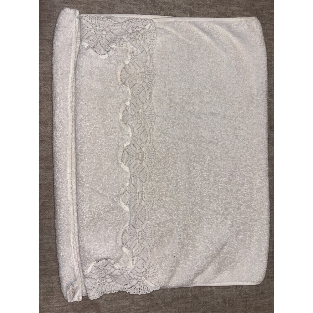Vintage Frette Italy Gold Label Luxury Guest/Hand Towel Macrame Lace Detail20x30